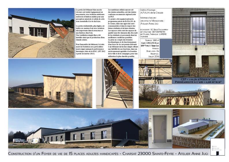 Construction d'un Foyer de vie pour adultes handicapés