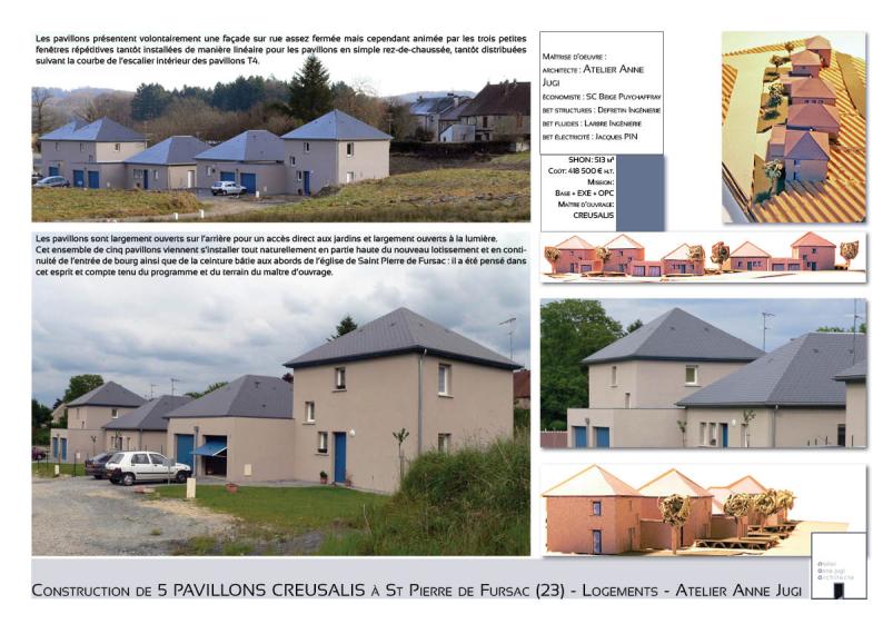 5 pavillons locatifs à FURSAC