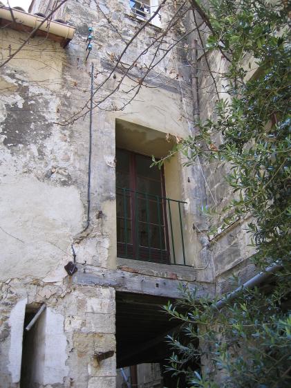 Façades intérieures cour arrière - état des lieux