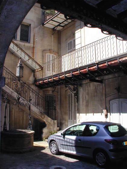 Cour intérieure - état des lieux