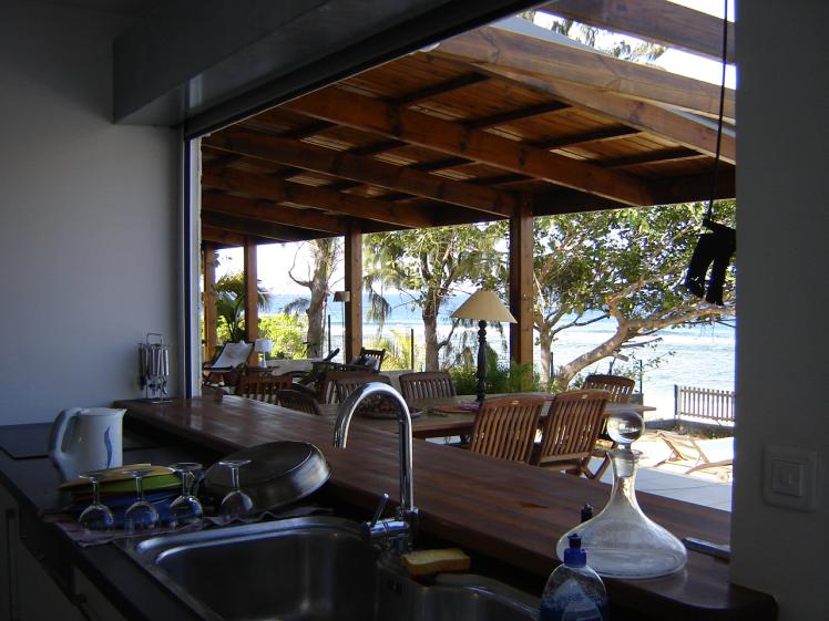 VUE DE LA CUISINE