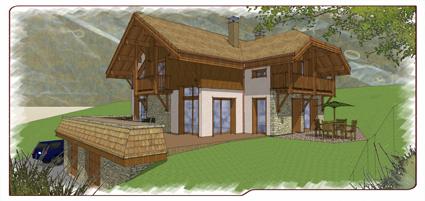 Habitat de montagne - Construction dans la pente