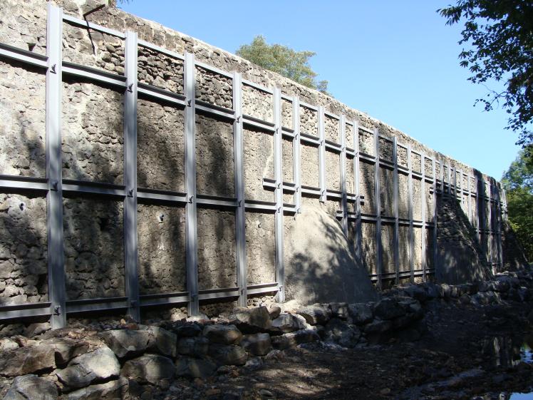 Confortement d'un ouvrage inscrit à l'inventaire des monuments historiques
