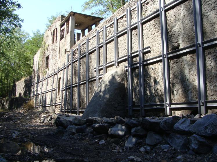 Confortement d'un ouvrage inscrit à l'inventaire des monuments historiques