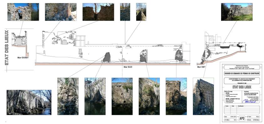 Confortement d'un ouvrage inscrit à l'inventaire des monuments historiques