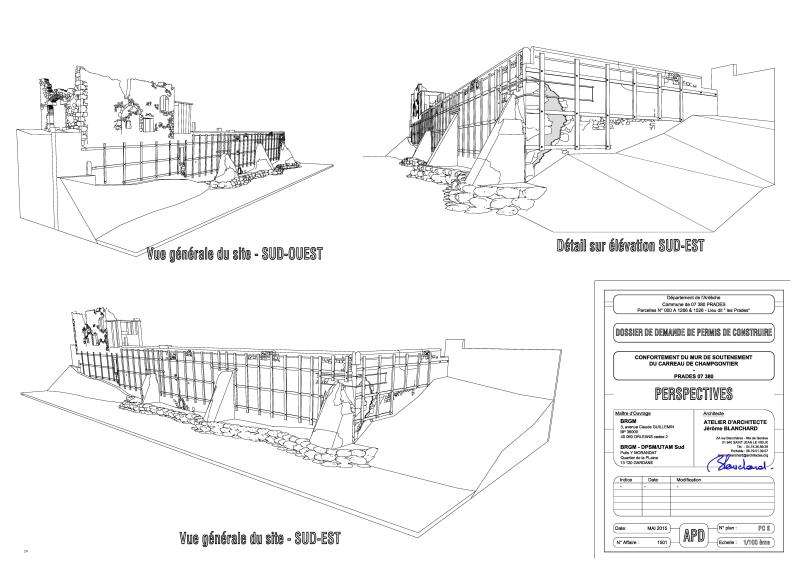 Confortement d'un ouvrage inscrit à l'inventaire des monuments historiques