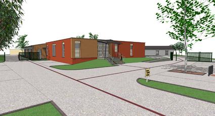 bureaux et salles d'animation