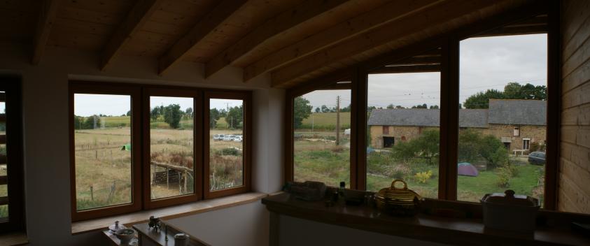 vue depuis la chambre mezzanine