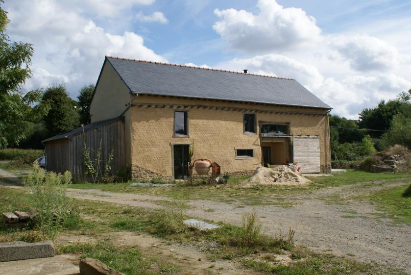 vue actuelle depuis la cours de la copropriété