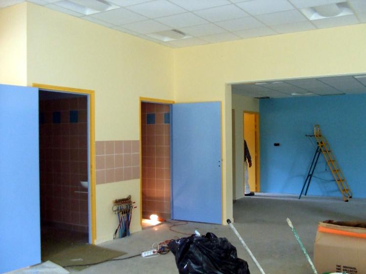 Pendant les travaux - vue intérieur