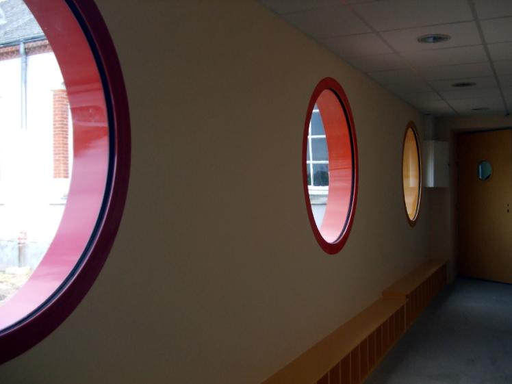 Vue de la coursive intérieur