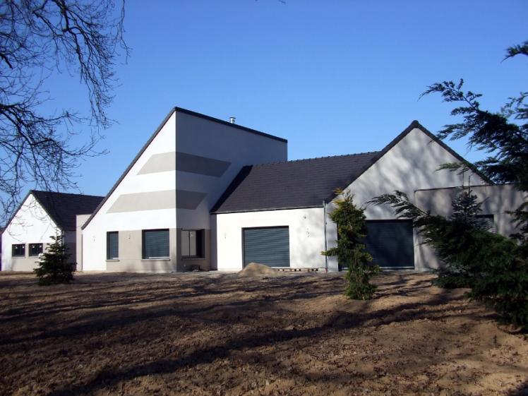 Vue de la façade sur jardin