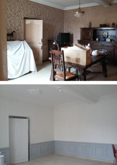 Rénovation de l'entrée.