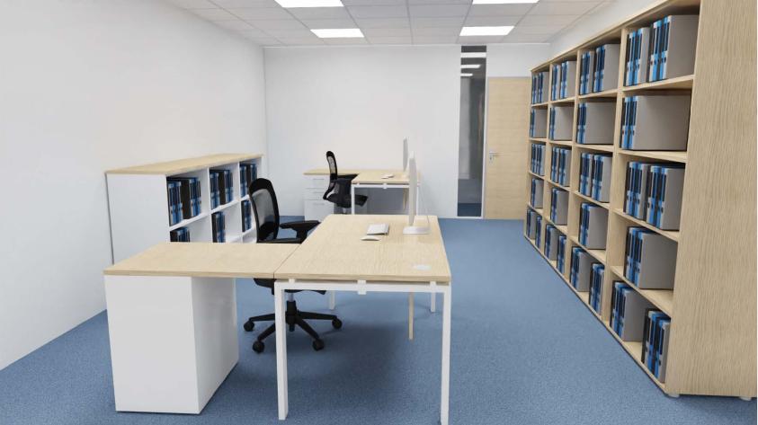 Rénovation de bureau avec le mobilier de la société 2M MOBILIER & MOUVEMENT
