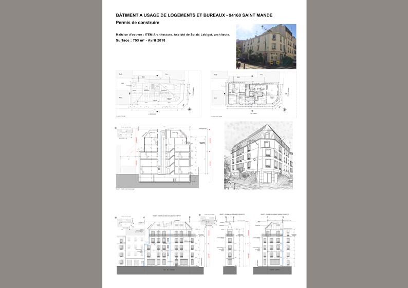 Permis de construire pour une réhabilitation et une extension d’un bâtiment à us