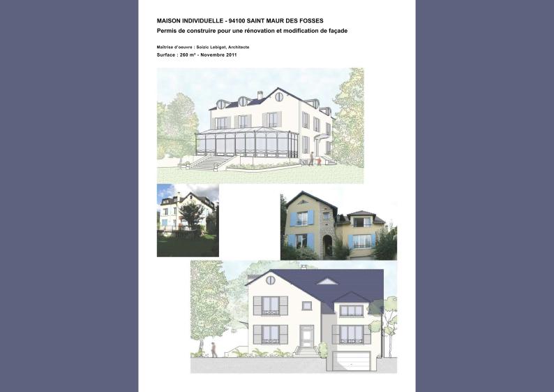 Agence d'Architecte DPLG à Paris – Permis de construire - Soizic Lebigot