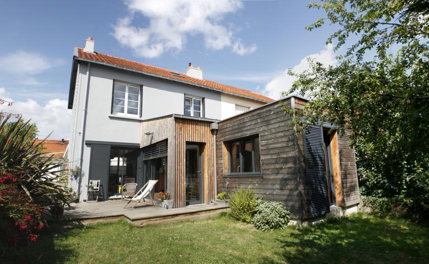Extension et terrasse bois