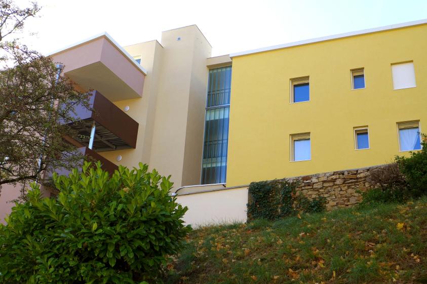 vue de la façade arrière (façade nord)