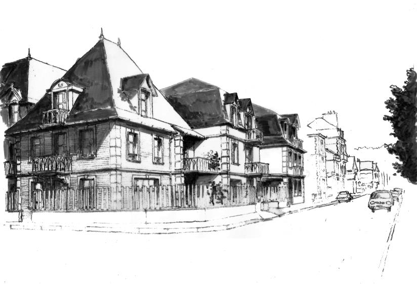 vue du projet en situation
