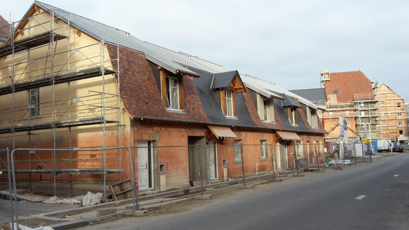vue des maisons de ville