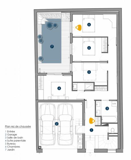 Plan rez de chaussée