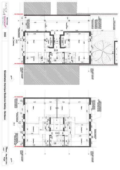 Plans RDC & R+1 Projet