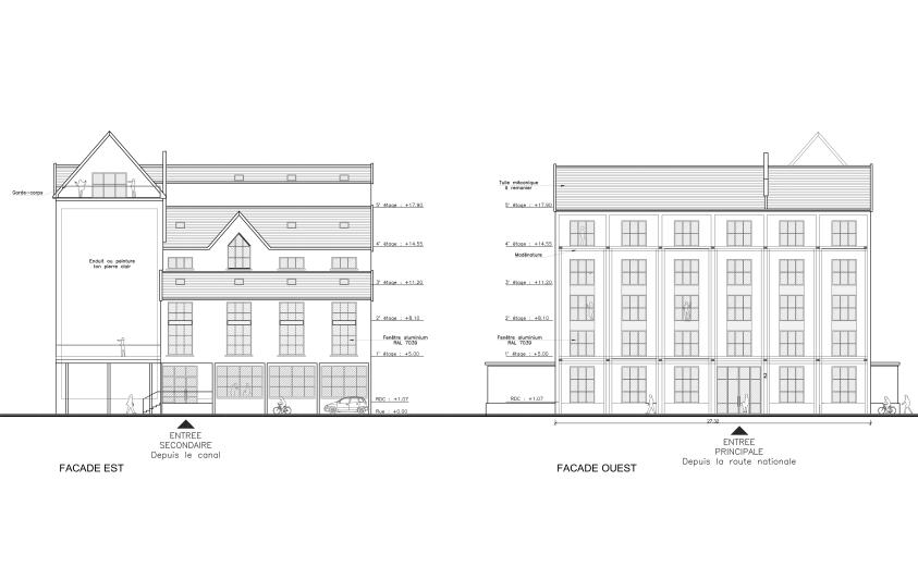 Façades Est & Ouest