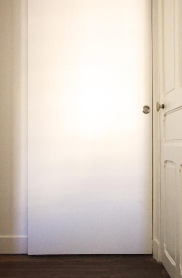 Détail porte coulissante