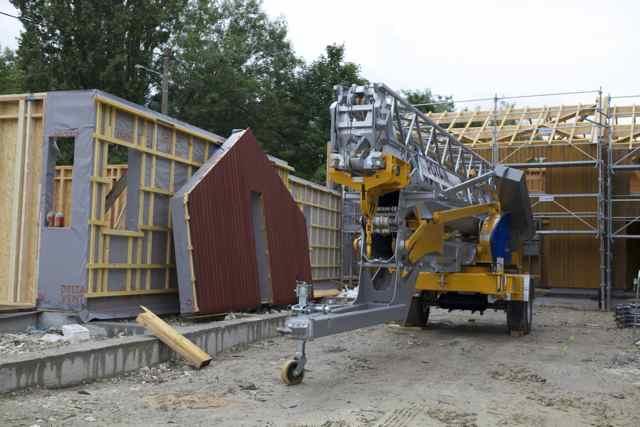 montage des façades en ossature bois