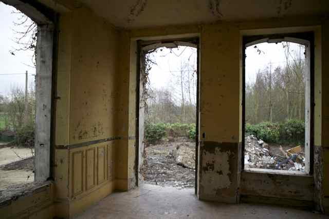 Intérieur de la maison de maître avant travaux