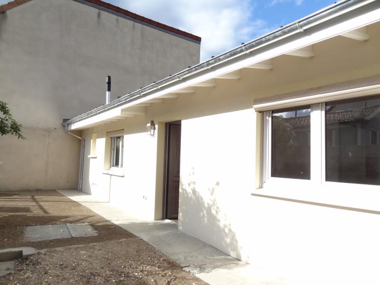 Façade Sud,  isolation thermique extérieure sur enduit ITE