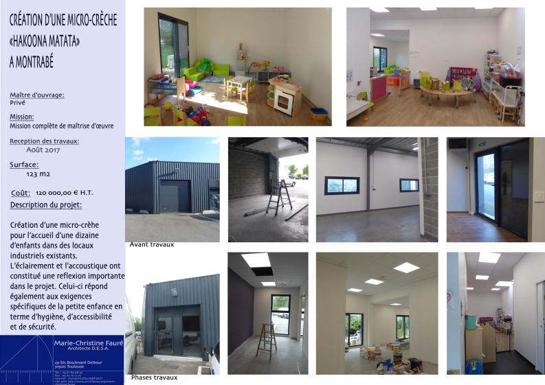 Création de la micro-crèche "Hakoona Matata"