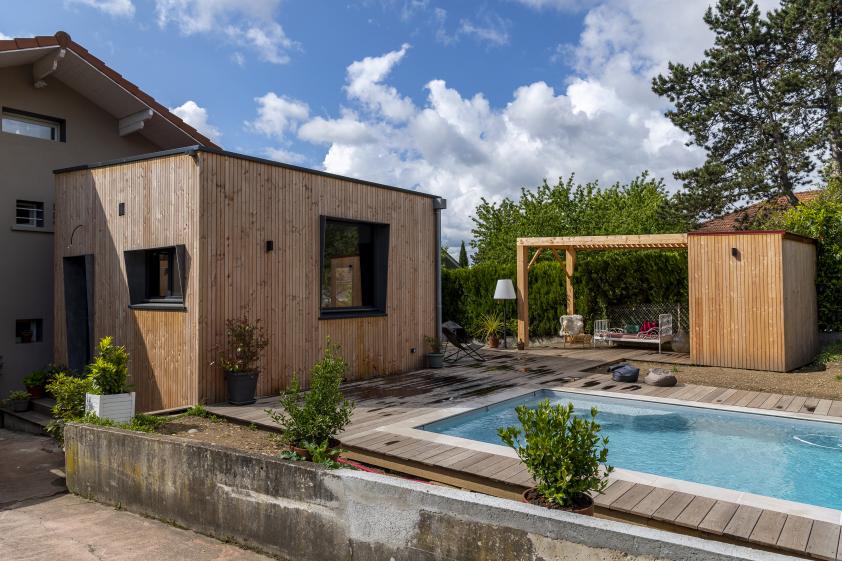 rénovation et extension d'une maison à Ecully