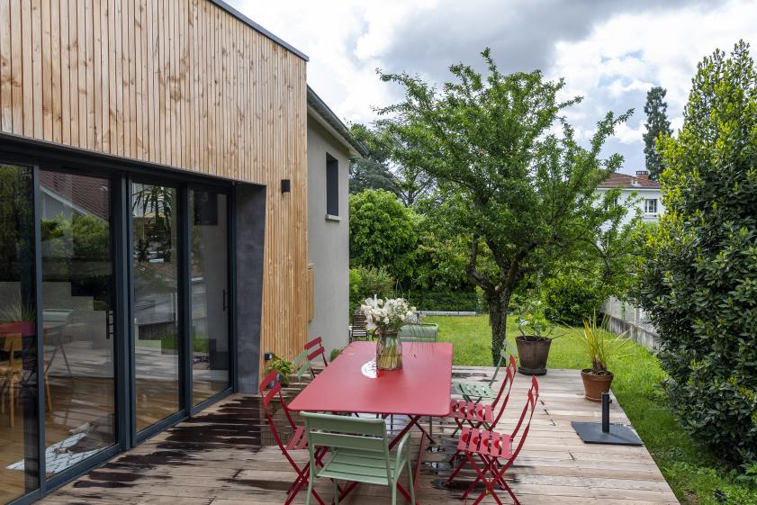 rénovation et extension d'une maison à Ecully