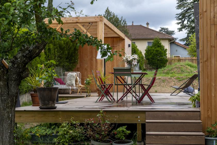 rénovation et extension d'une maison à Ecully