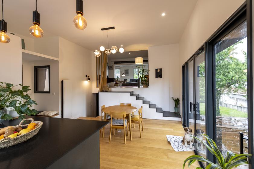 rénovation et extension d'une maison à Ecully