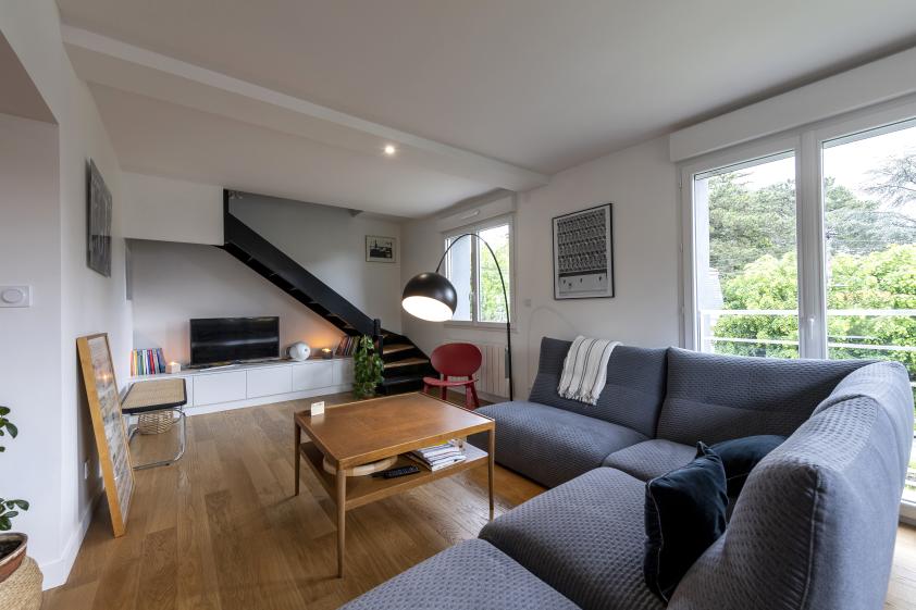 rénovation et extension d'une maison à Ecully