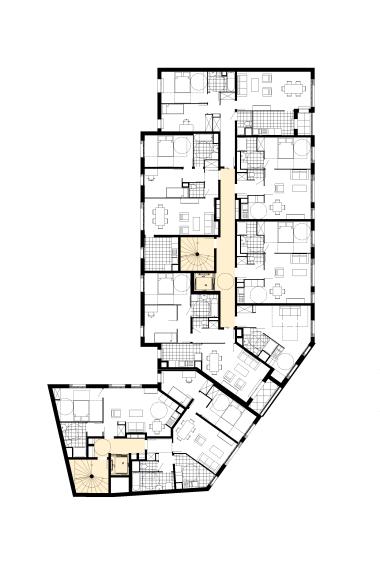 Plan étage courant