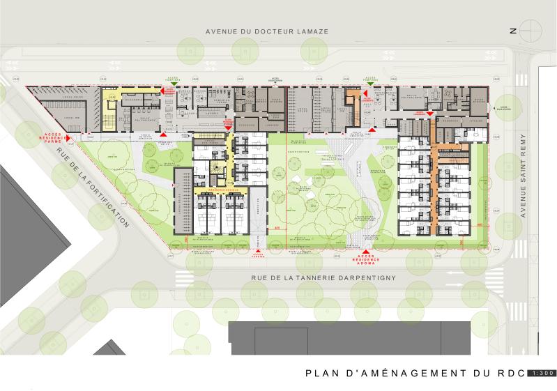 Plan du Rez-de-chaussée