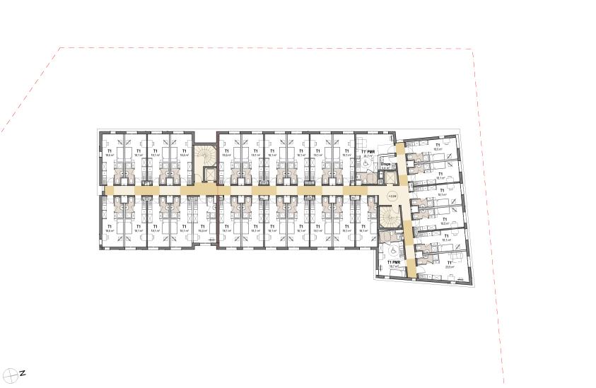 Plan étage courant