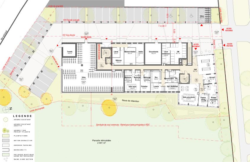 Plan Rez-de-chaussée 