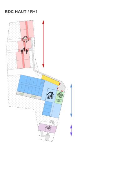 Plan de principe du Rez-de-chaussée