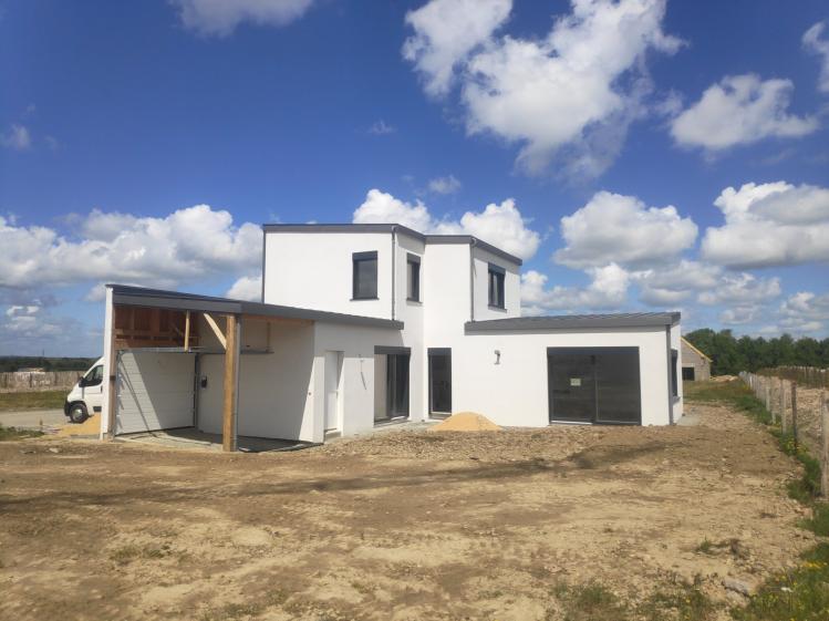 Maison passive ossature bois - biosourcée et économe