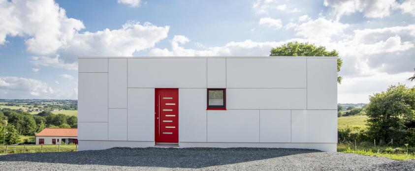 Maison passive - façade rue
