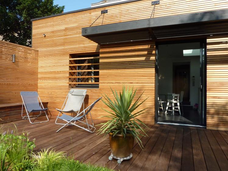 Une terrasse protégée