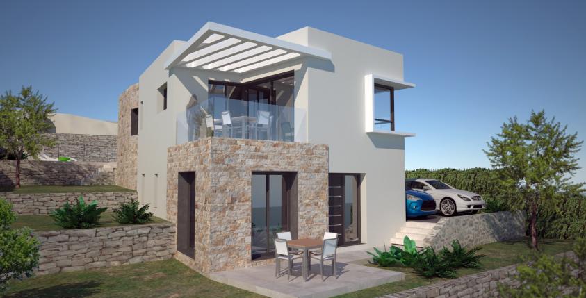 Visuel 3D Façades SUD et OUEST