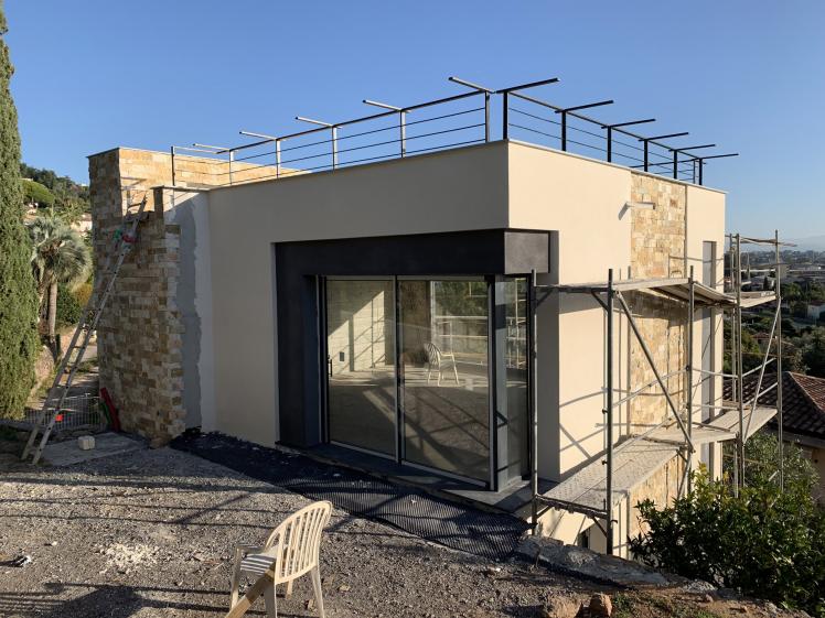 Chantier en cours (revêtements de Façades)