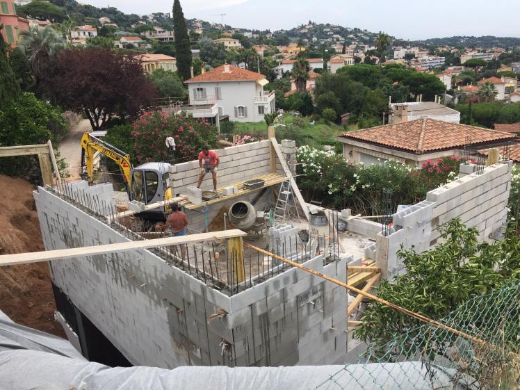 Chantier en cours (gros oeuvre)