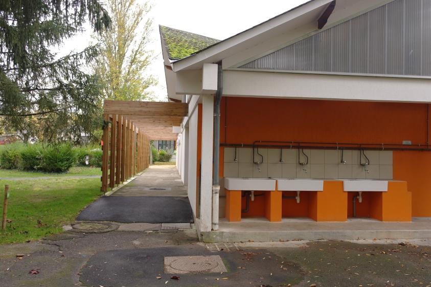 Sanitaires restructurés