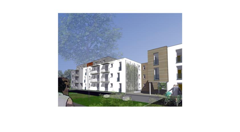 Projet de 47 logements collectifs - Maquette numérique